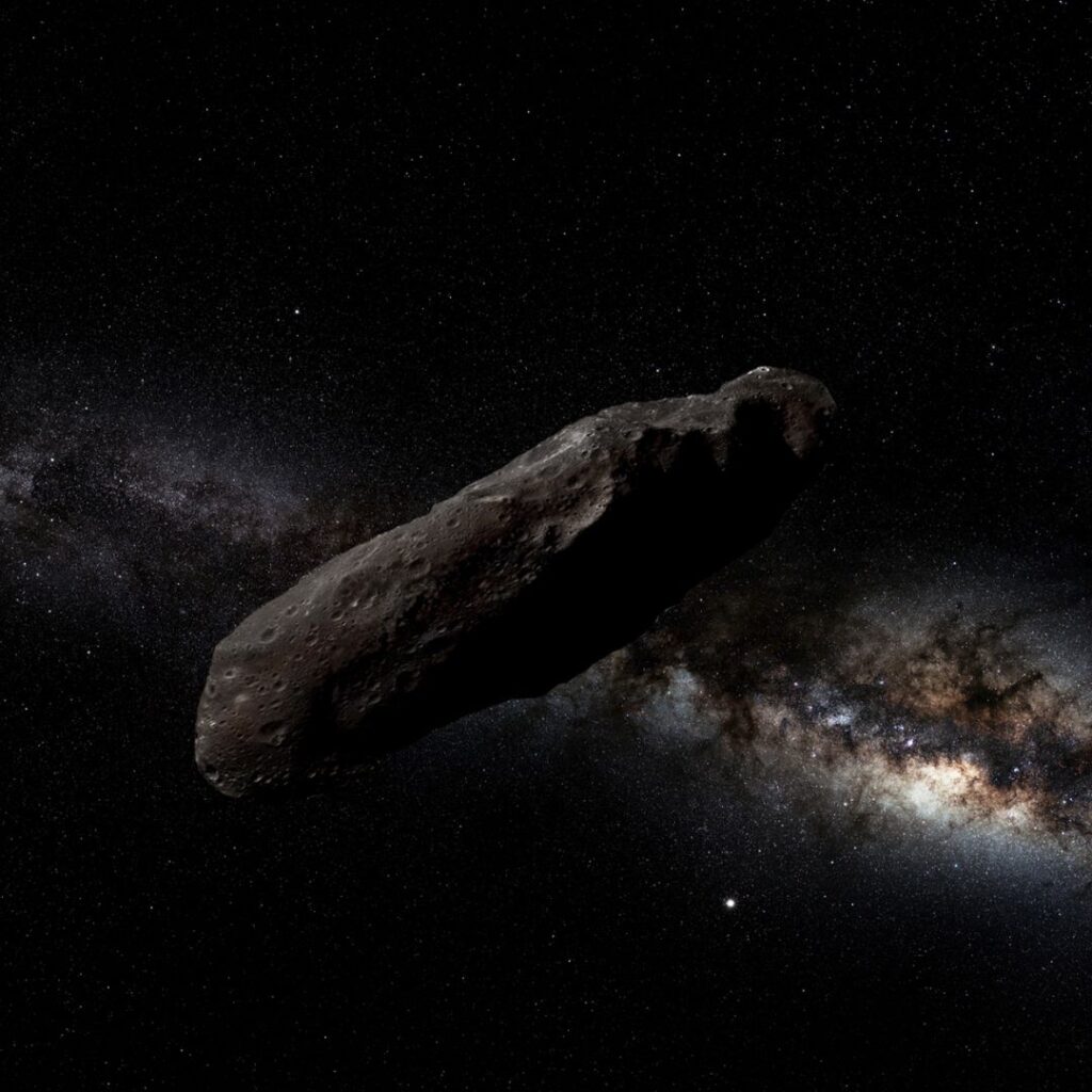 Oumuamua Asteroide Foto Reale